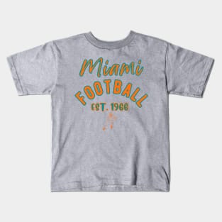 Miami Football Vintage Style Kids T-Shirt